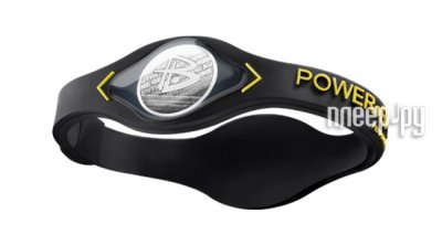  POWER BALANCE L White Hologram Black/Yellow ( !)