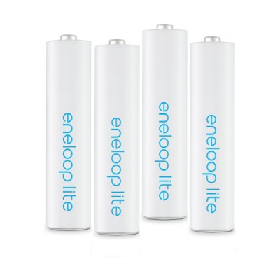  AAA - Sanyo Eneloop Lite 550 mAh Ni-MH (4 ) HR-4UQ-4BP