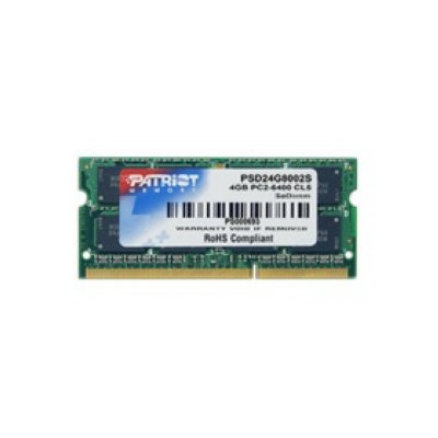   SO-DIMM DDR-II Patriot 4Gb PC-6400 800Mhz