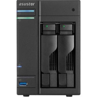   NAS Asustor AS-302T, 2x3.5HDD Hot Swap, Raid 0,1, JBOD, Atom 1,6 , 1Gb RAM, 1xG