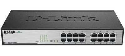  D-Link DGS-1016D/G1B (DGS-1016D/G1B) 16- 10/100/1000BASE-T