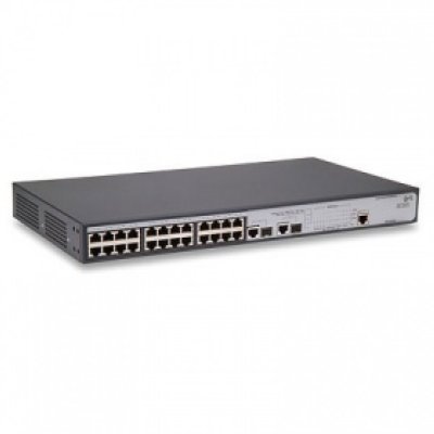 HP JD992A  PoE V1905-24-PoE Switch, 24xUTP 10/100, 2xCombo UTP/SFP Gb, 154 Wt, 19"