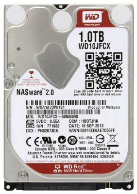   HDD 1 , Western Digital Red, WD10JFCX