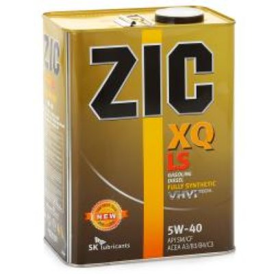  5W40 ZIC XQ LS SM/CF 4 . 