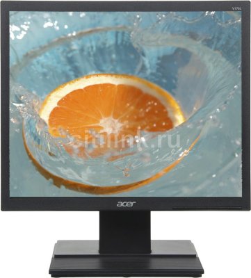  17" Acer V176Lb black (LED, LCD, 1280x1024, 5 ms, 160/160, 250cd/m, 100`000`000:1)