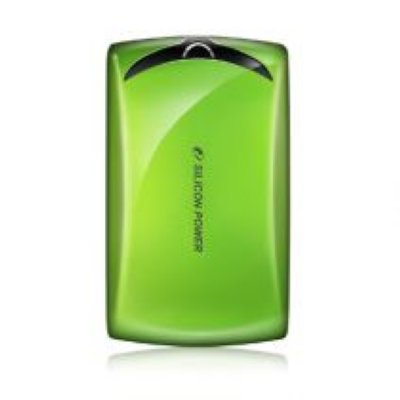   Silicon Power (SP320GBPHDS10S3N) Stream S10 Green USB3.0 Portable 2.5" HDD 320Gb EXT (R