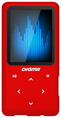 MP3  Digma T2 4Gb  FM, WMA, AMV, AVI,  4GB  , Secure Digital, 