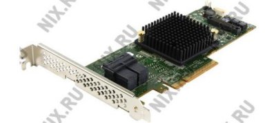  Adaptec RAID 7805 ASR-7805 Single PCI-E x8, 8-port SAS/SATA, RAID0/1/1E/10/5/6/50/60/JBOD