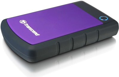 Transcend TS1TSJ25H2P    2.5"" 1Tb StoreJet 25H2P Durable anti-shock USB