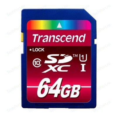   SDXC 64Gb Transcend Class10 UHS-I (TS64GSDXC10U1)