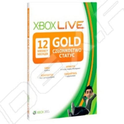 52M-00149  Live Xbox 360 Gold  12 