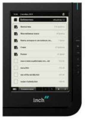   inch S6t Black (6", mono, 800x600, 4Gb, FB2/PDF/EPUB/DOC/DJVU/RTF/JPG/MP3, microSD