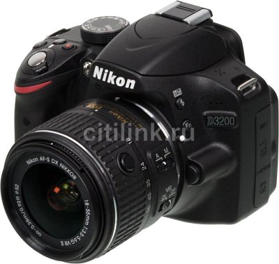 Nikon D3200 kit AF-S 18-105 mm VR   CMOS 24.2MPix, 6016 x 4000, LCD 3", SD/SDHC