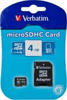   microSDHC VERBATIM 4  Class 4, 1 .