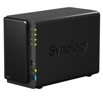   Synology DiskStation DS214, 2    ( HDD), GLAN, USB2.0 + USB3.0