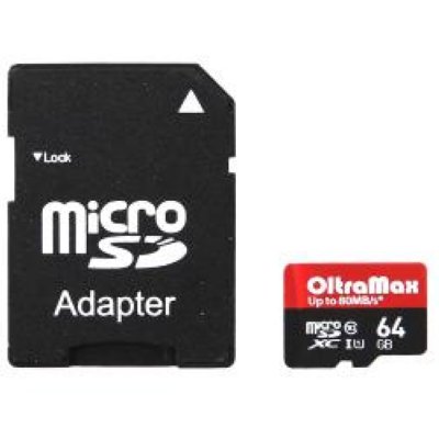   TransFlash 64Gb MicroSDXC Class 10 UHS-I 80 MB/s OltraMax, 