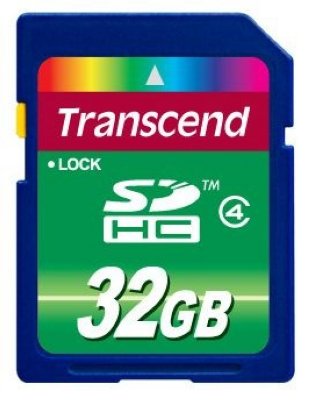   Transcend Secure Digital 32Gb HC Class6 + USB Reader / TS32GSDHC6-P2