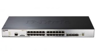 D-link DGS-3120-24TC/B1ARI  20xUTP Gigabit, 4xCombo UTP/SFP Gigabit, L2, 19"