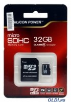   SDMicro (TransFlash) 32GB Silicon Power (Class 4) SD Adapter (SP032GBSTH004V10-SP)