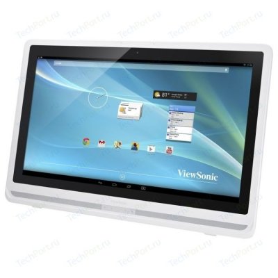  ViewSonic 24" VSD241 White IPS LED 5ms 16:10 HDMI M/M Cam 250cd USB Wi-Fi Bluetooth SmartDi