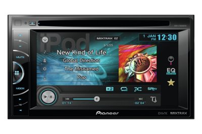  Pioneer AVH-X1600DVD 6.1" 800x480 CD DVD MP3 USB 2DIN 4x50  