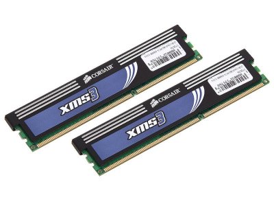   DDR3 1333MHz 2Gb Corsair XMS3 with Classic Heat Spreader 9-9-9-24 ( CMX2GX3M1A1333C9 )