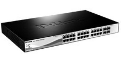  D-Link Switch DGS-1210-28P 24 ports Switch Ethernet 10/100/1000 Mbps/4xSFP/PoE/19"