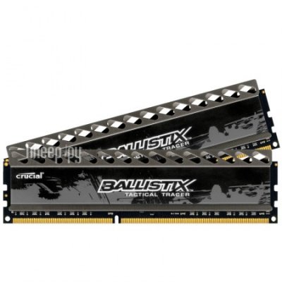   Crucial PC3-14400 DIMM DDR3 1866MHz Ballistix Tactical Tracer CL9 2x4Gb BLT2CP4G3D1869