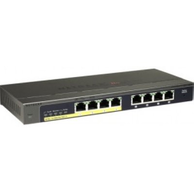  Netgear (GS108PE-100EUS) ProSafe Plus 8- 10/100/1000 /, 4  PoE,  