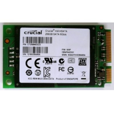   256GB Crucial, 2.5",SATA III,M4, 2.5" [R/W - 500/260 MB/s]