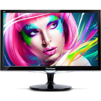  23.6" ViewSonic VX2452MH Black 1920x1080, 2ms, 300 cd/m2, 1000:1 (DCR 50M:1), D-Sub, DVI, HD