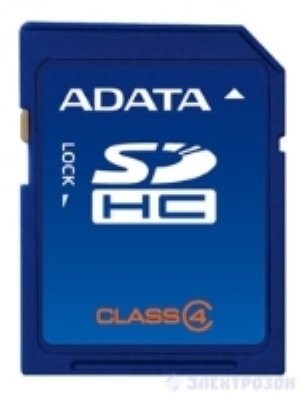 - SDHC 32  A-Data , Class 4 ( ASDH32GCL4-R )