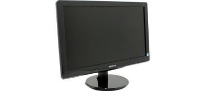  19.5" PHILIPS 200V4LSB2/62(10) Black (LED, LCD, Wide, 1600x900, 5 ms, 90/65, 200 cd/m, 10M