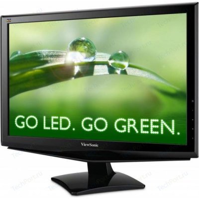  19.5" ViewSonic VA2046A-LED Black 1600x900, 5ms, 200 cd/m2, 600:1 (DCR 10M:1), D-Sub