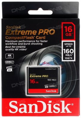   Sandisk Compact Flash CF 16GB Extreme 120MB/s (SDCFXS-016G-X46)