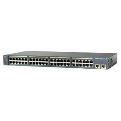  Cisco Catalyst 2960 48 10/100 PoE + 2 1000BT +2 SFP LAN Base Image (WS-C2960-48PST-L)