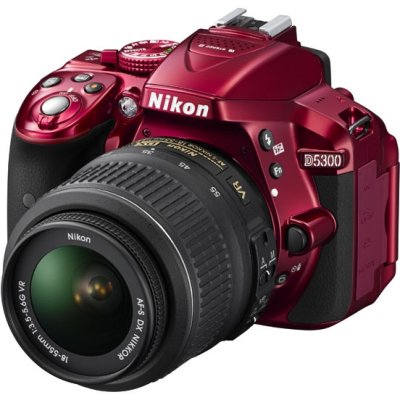  Nikon D5200 kit red 24.1Mpix 18-55VRII 3" 1080p SDHC turLCD    EN-EL14