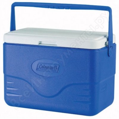   COLEMAN 28QT COOLER W/BAIL HANDLES BLUE 6278-718G