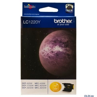 LC-1220Y  Brother  (Yellow), 300 .  DCP-J525W/MFC-J430W/MFC-J825D