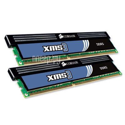   Corsair XMS3 CL9 PC3-12800 DIMM DDR3 1600MHz - KIT 2x2Gb CMX4GX3M2B1600C9