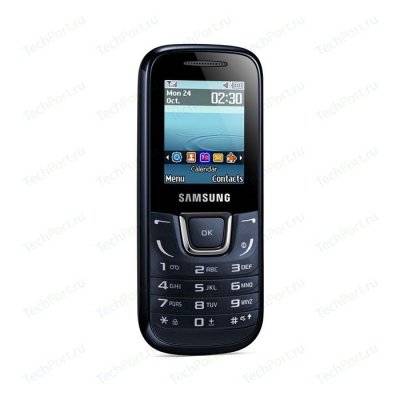   Samsung GT-E1282 Duos Blue Black