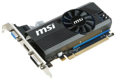  MSI 2Gb PCI-E DDR-3 V809 R7 240 2GD3 LPV1 (RTL) D-Sub+DVI+HDMI RADEON R7 240