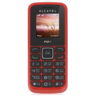   Alcatel OT1010D Red