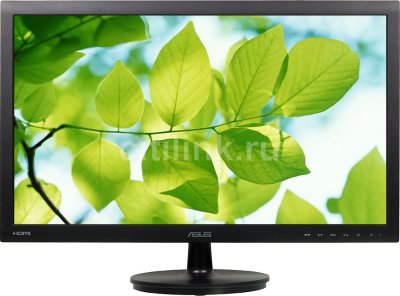  23.6" ASUS VP247H Black 1920x1080, 1ms, 250 cd/m2, ASCR 100M:1, D-Sub, DVI-D, HDMI, 1.5Wx2,