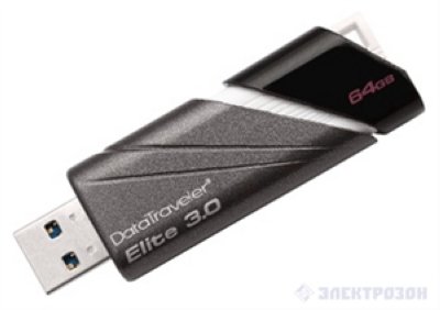   64GB Kingston DataTraveler Elite 3.0, USB 3.0, /