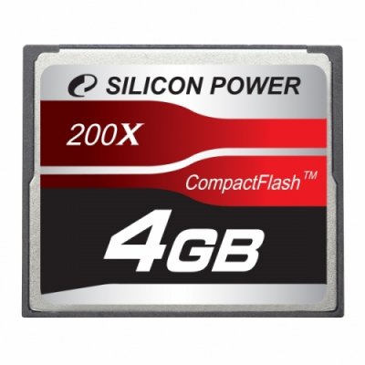 - Compact Flash 4  Silicon Power Super Speed 200x ( SP004GBCFC200V10 )