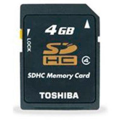   Toshiba (SD-K08GJ(BL5) High Speed Standard SDHC Memory Card 8Gb Class4