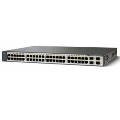  Catalyst Cisco WS-C3750V2-48PS-S 48 10/100 PoE + 4 SFP Standard Image