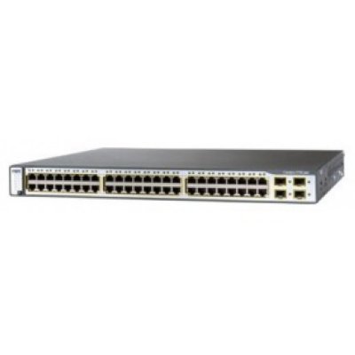  Catalyst Cisco WS-C3750V2-48PS-E 48 10/100 PoE + 4 SFP Enhanced Image