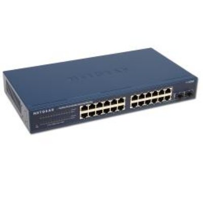  NETGEAR JGS516-200EUS 16-port 10/100/1000 Mbps switch with external power supply (for rac